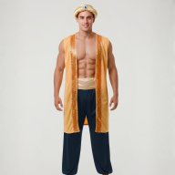 Disfraz Árabe Naranja / Hombre Adulto